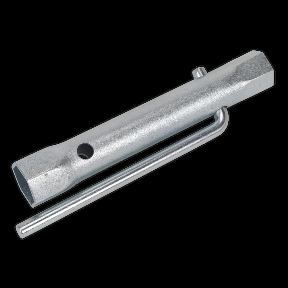 Double End Long Reach Spark Plug Box Spanner 17/21mm with L-Bar