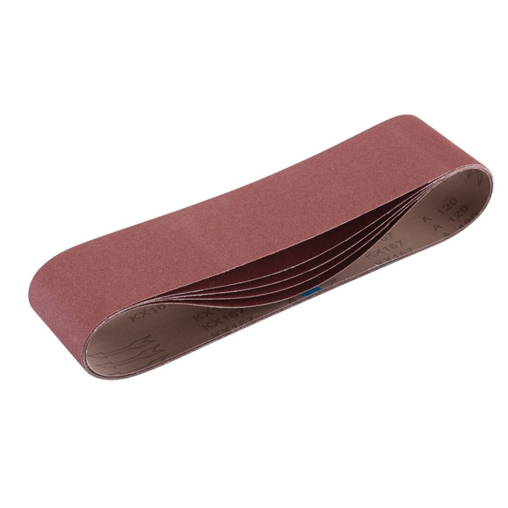 Draper Cloth Sanding Belt, 100 X 915Mm, 120 Grit (Pack Of 5)
