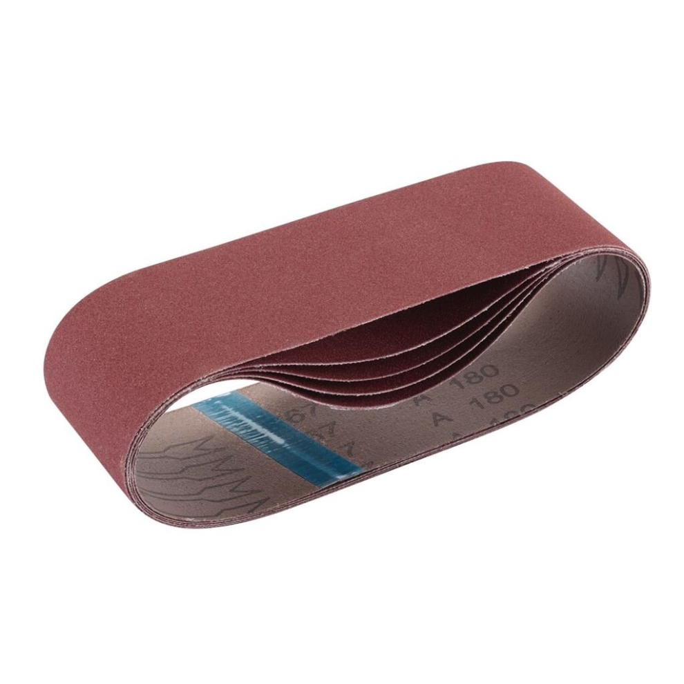 Draper Cloth Sanding Belt, 75 X 533Mm, 180 Grit (Pack Of 5)