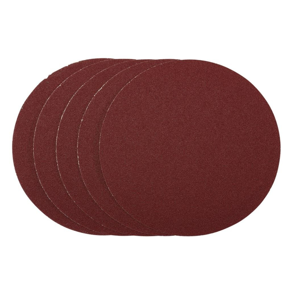 Draper Sanding Discs, 200Mm, Psa, 80 Grit, (Pack Of 5) Grain