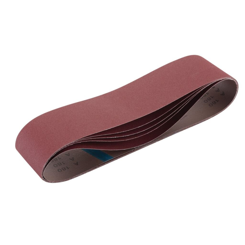 Draper Cloth Sanding Belt, 100 X 915Mm, 180 Grit (Pack Of 5)