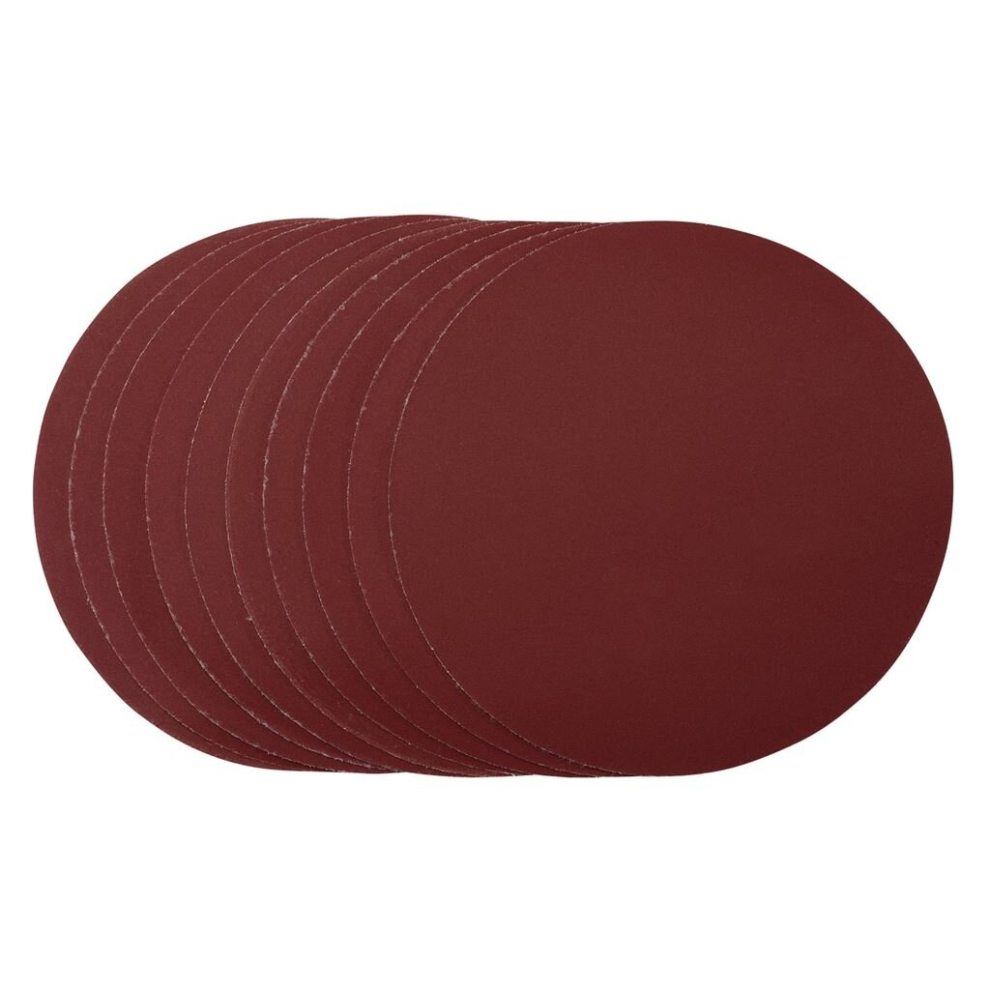 Draper Sanding Discs, 180Mm, Hook & Loop, 400 Grit, (Pack Of 10)