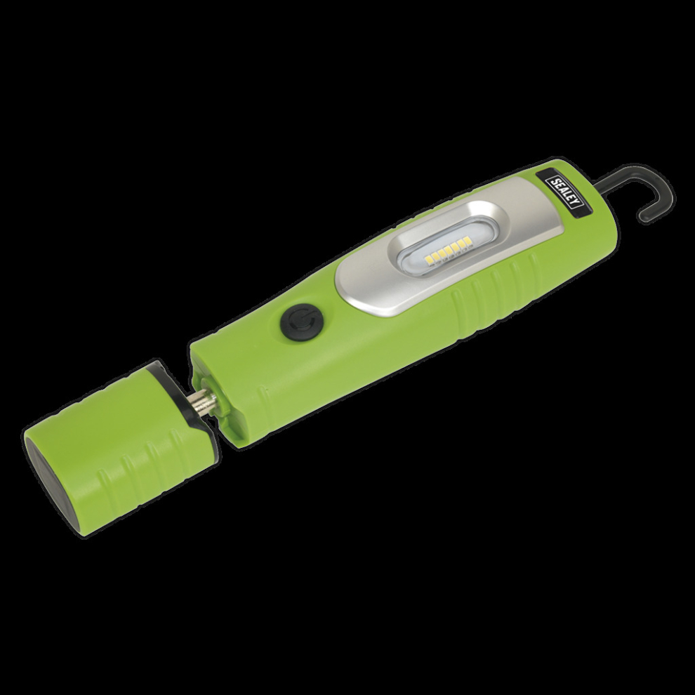 Sealey Rechargeable 360° Inspection Lamp 4W & 3W Smd Led Lithium-Ion Green