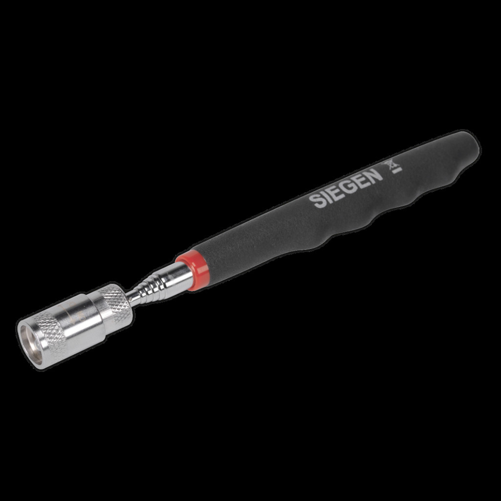 Sealey Heavy-Duty Magnetic Pick-Up Tool With Led 3.6Kg Capacity