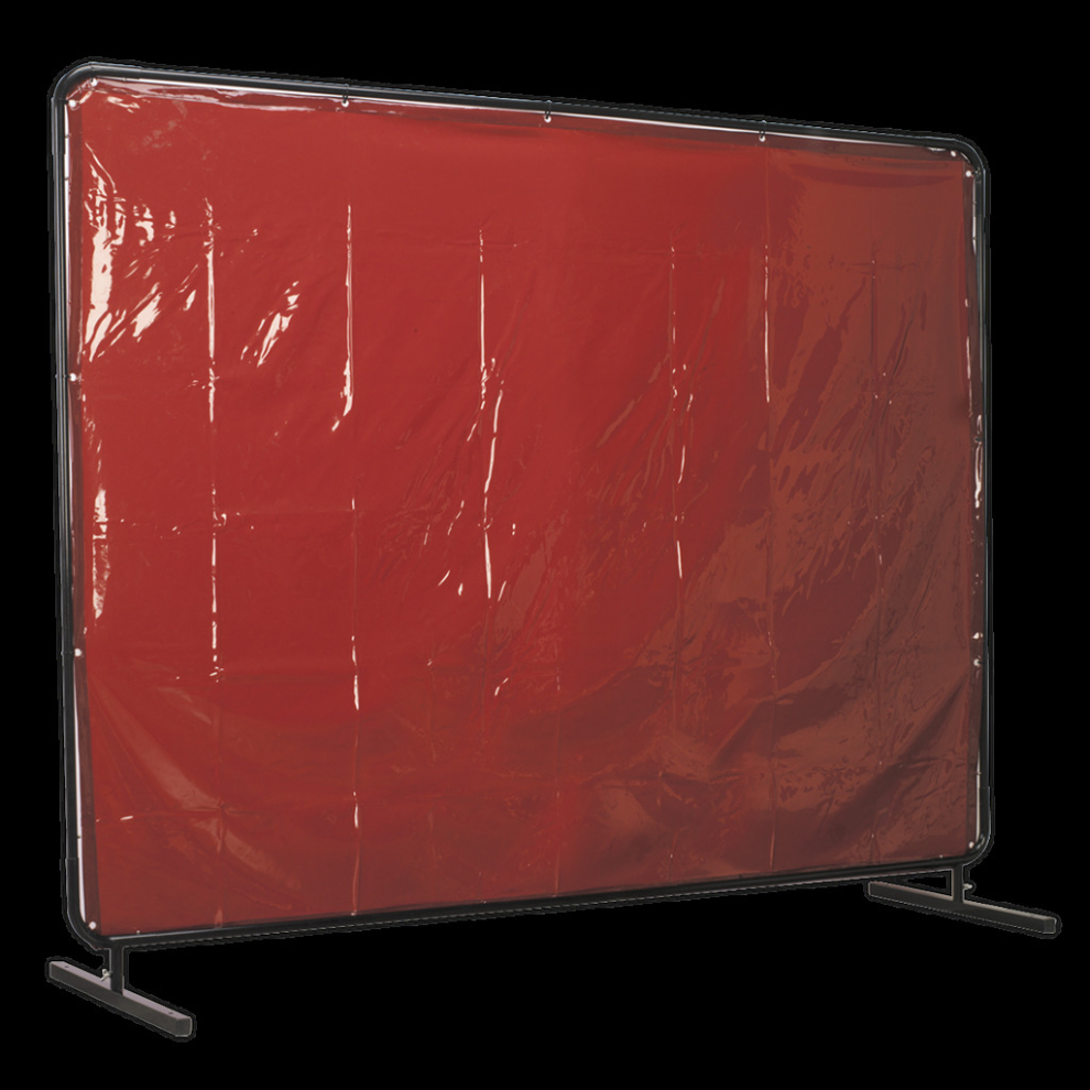 Workshop Welding Curtain to EN ISO 25980:2014 & Frame 2.4 x 1.75m-image-OPC-P8H956J-NEW