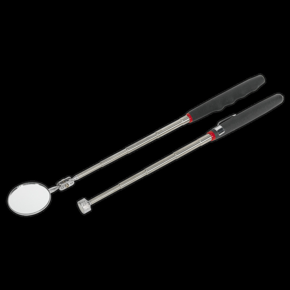 Sealey Telescopic Magnetic Pick-Up Tool & Inspection Mirror Set 2Pc