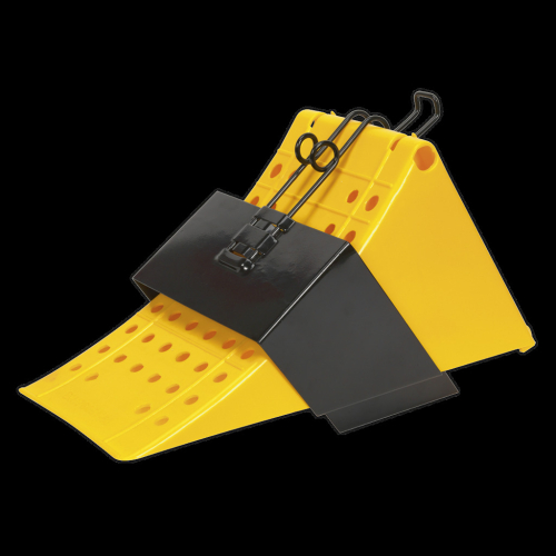 Sealey Wheel Chock with Bracket - Commercial