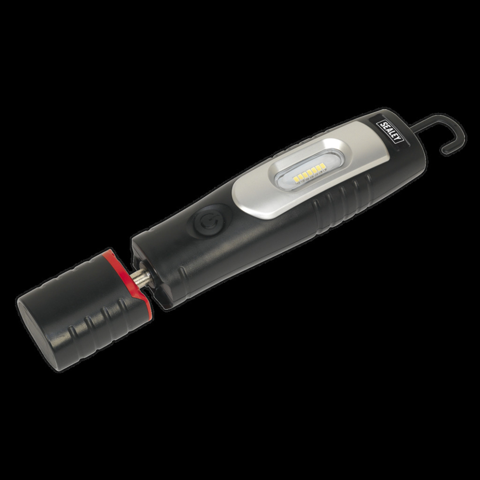 Sealey Rechargeable 360° Inspection 4W & 3W Smd Led Lithium-Ion Light/Black