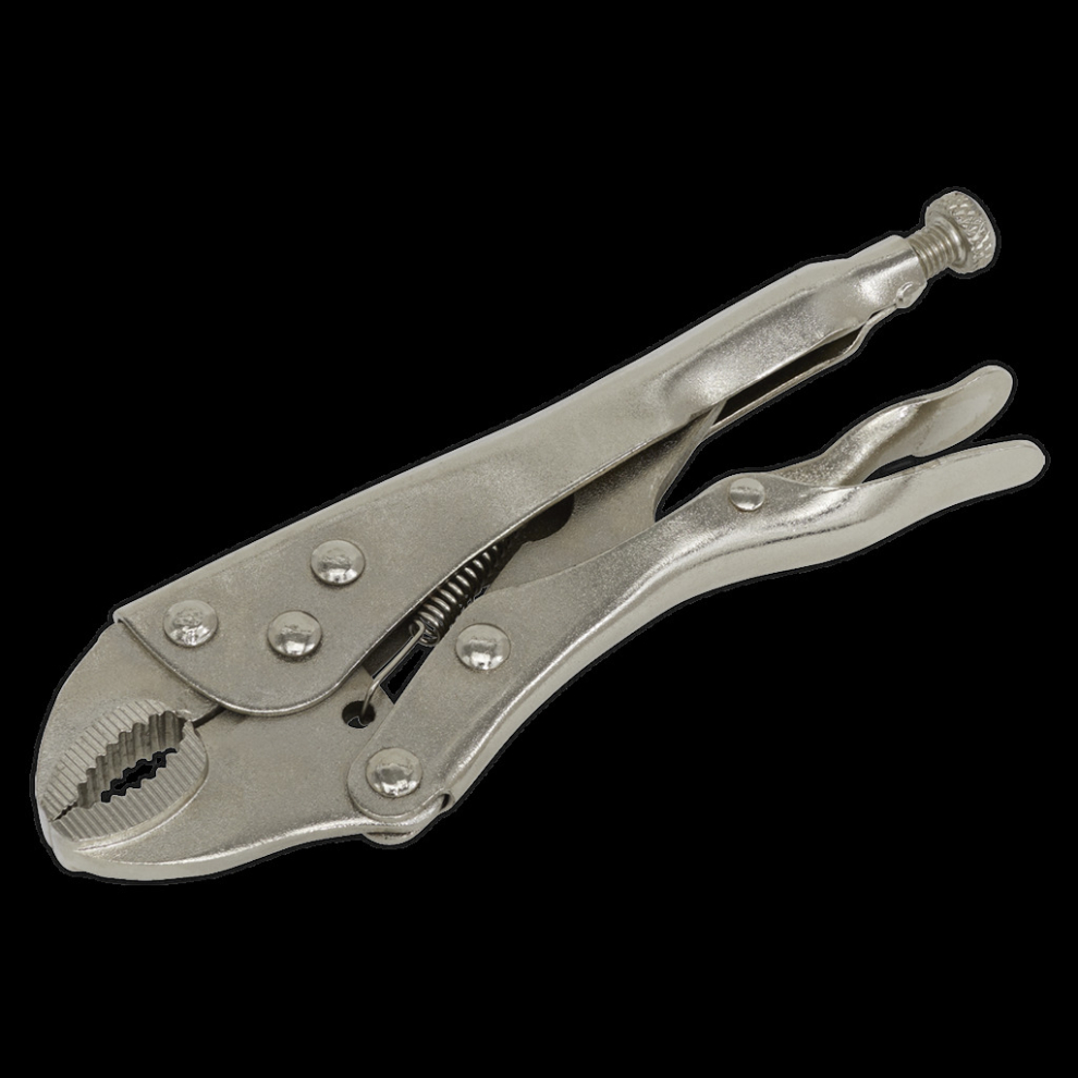 Sealey Locking Pliers 175Mm Curved Jaw