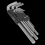 Sealey Hex Key Set 9pc Long Metric 1