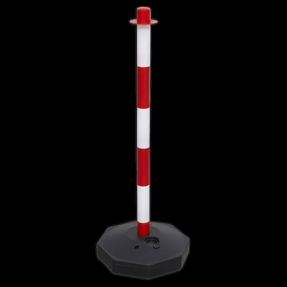 Sealey Post With Base Red/White