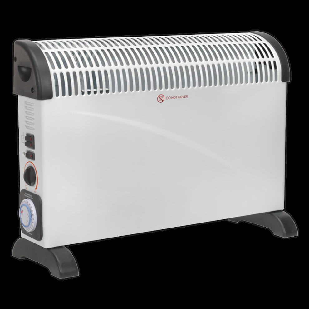 Sealey Convector Heater 2000W/230V With Turbo, Timer & Thermostat