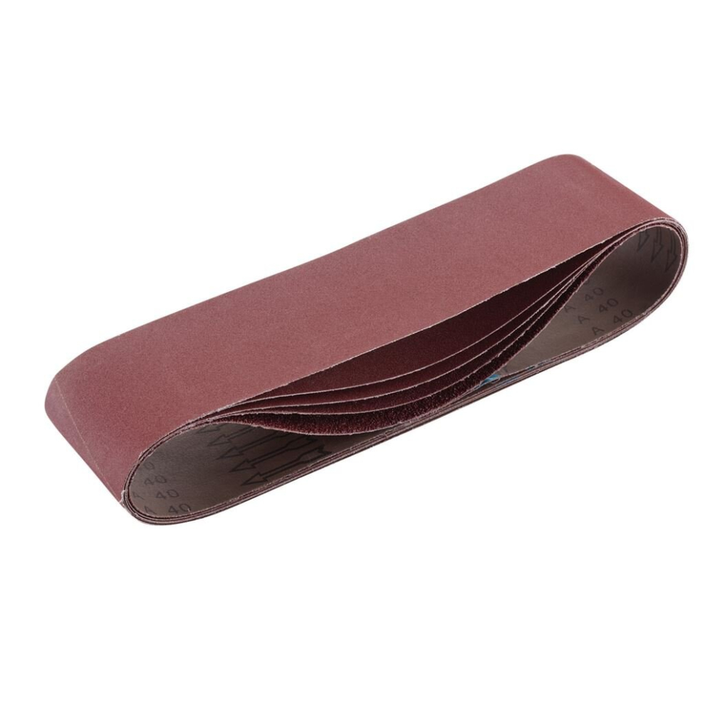 Draper Cloth Sanding Belt, 100 X 915Mm, Assorted Grit (Pack Of 5)