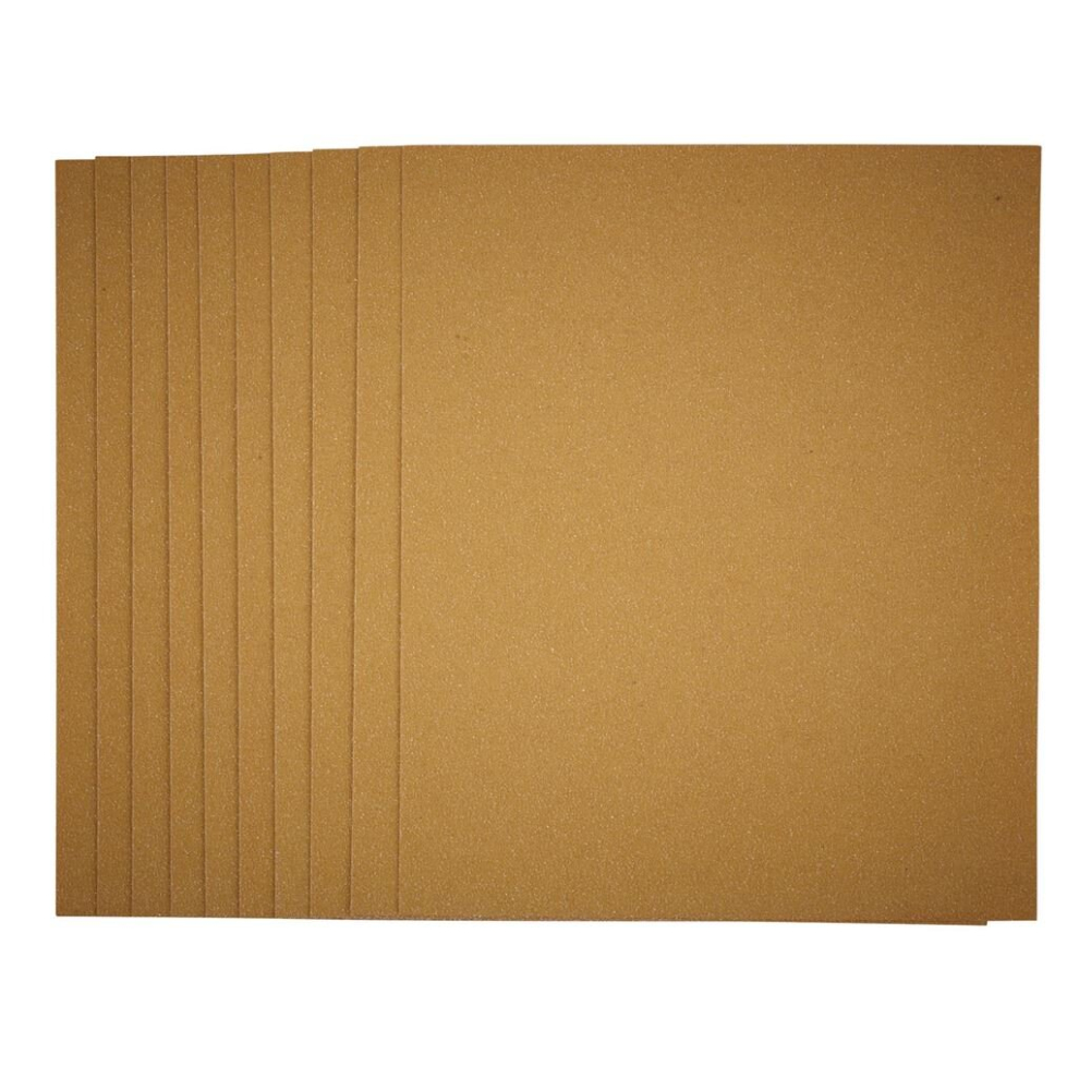 General Purpose Sanding Sheets, 230 x 280mm, 60 Grit (Pack of 10)