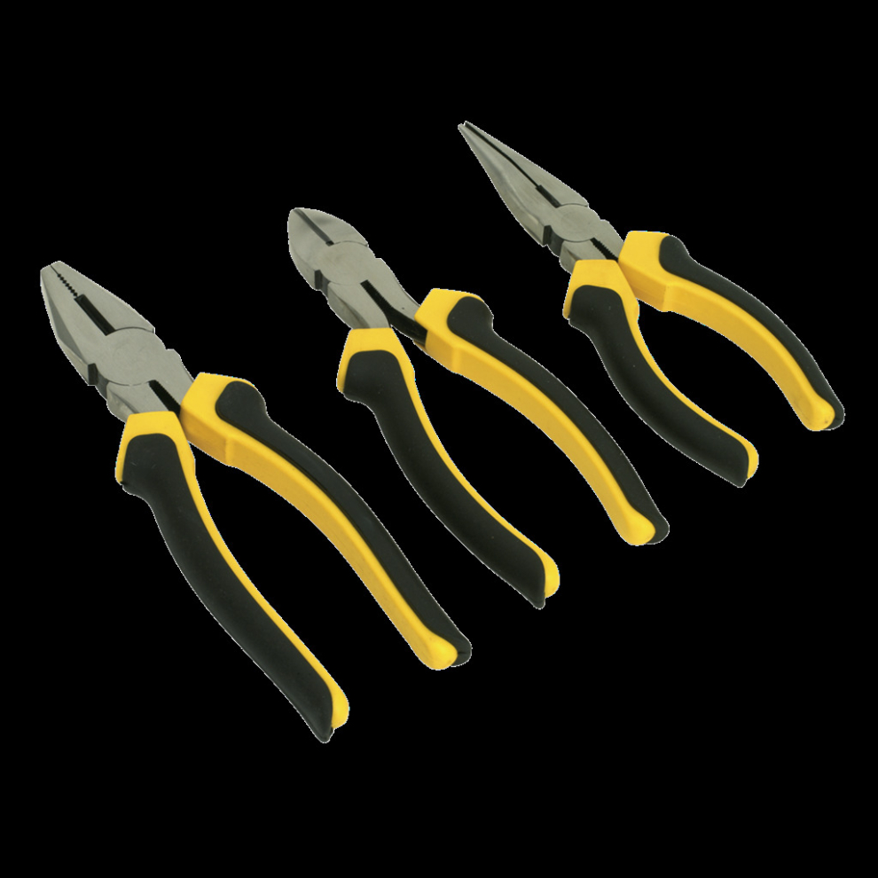 Comfort Grip Pliers Set 3Pc 5054511918984