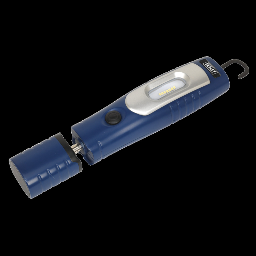 Sealey Rechargeable 360° Inspection 4W & 3W Smd Led Lithium-Ion Light/Blue