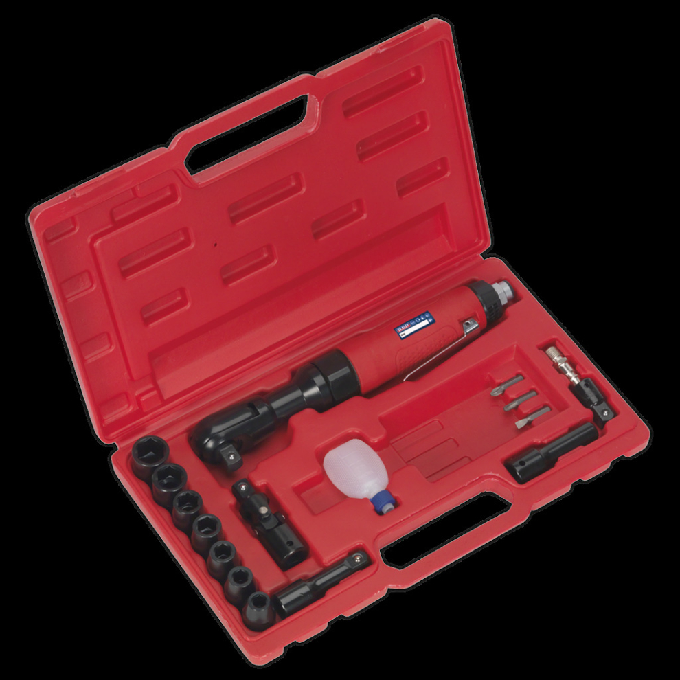 Sealey Air Ratchet Wrench Kit 1/2"Sq Drive