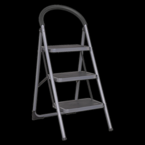 Sealey Step Stool 3-Tread 150kg Capacity EN 14183