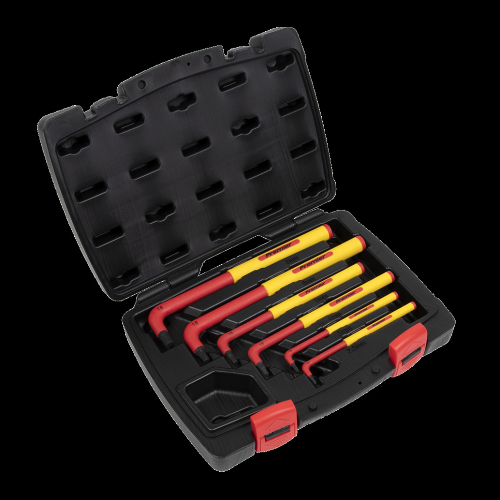 Sealey Hex Key Set 6Pc Extra-Long Vde
