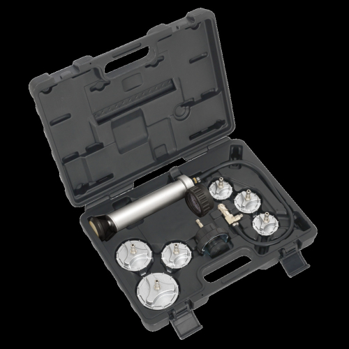 Sealey Cooling System Pressure Test Kit 7pc - Commercial
