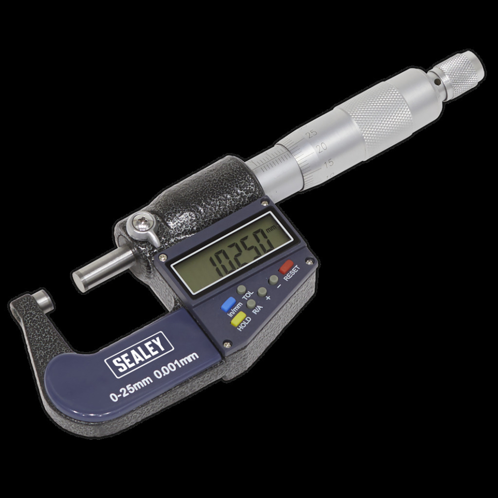 Sealey Digital External Micrometer 0-25Mm(0-1")