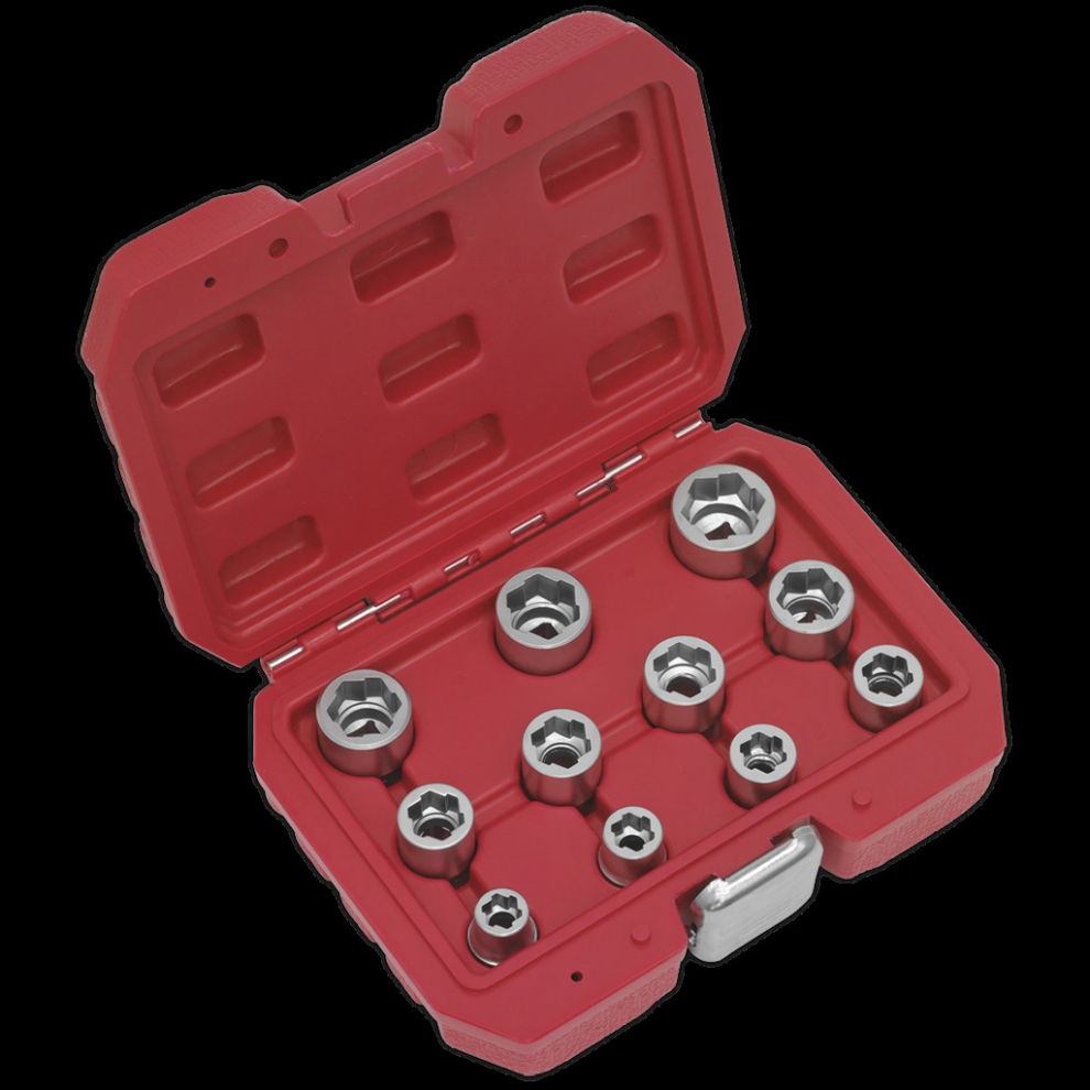 Bolt Extractor Socket Set 11pc 3/8"Sq Drive Metric