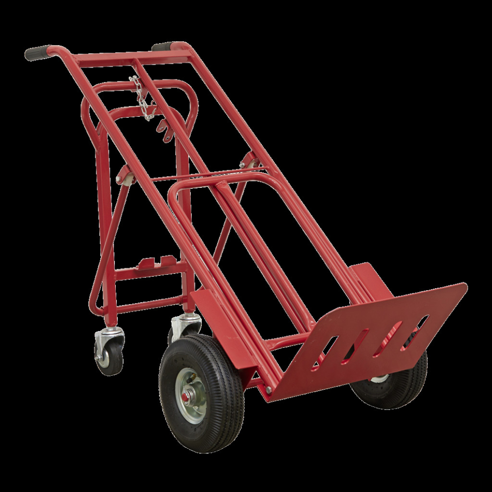 Sack Truck 3-in-1 with Pneumatic Tyres 250kg Capacity