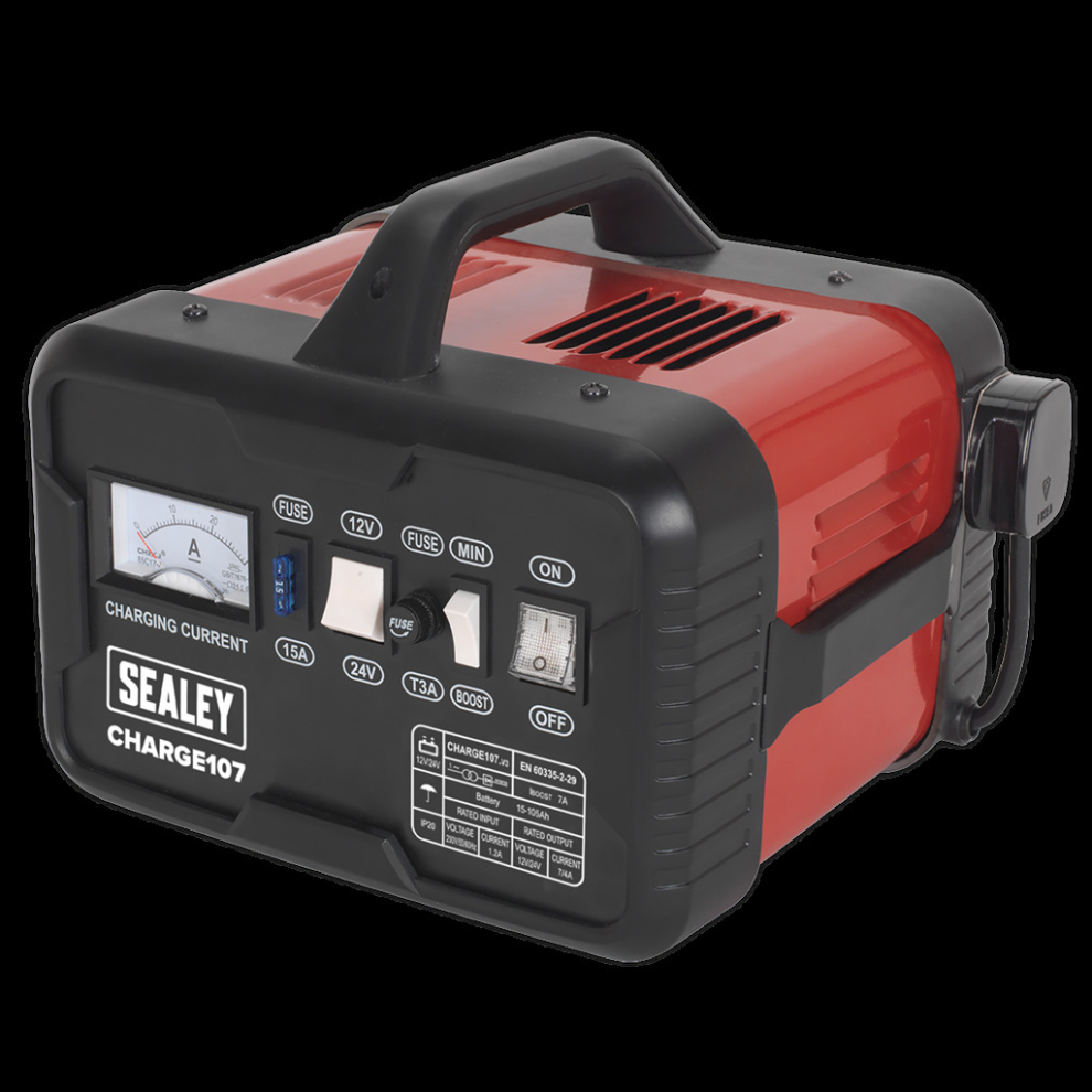 Sealey Battery Charger 11A 12/24V 230V