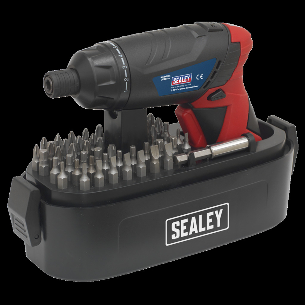 Cordless Screwdriver Set 53Pc 3.6V Lithium-Ion 5054511834253