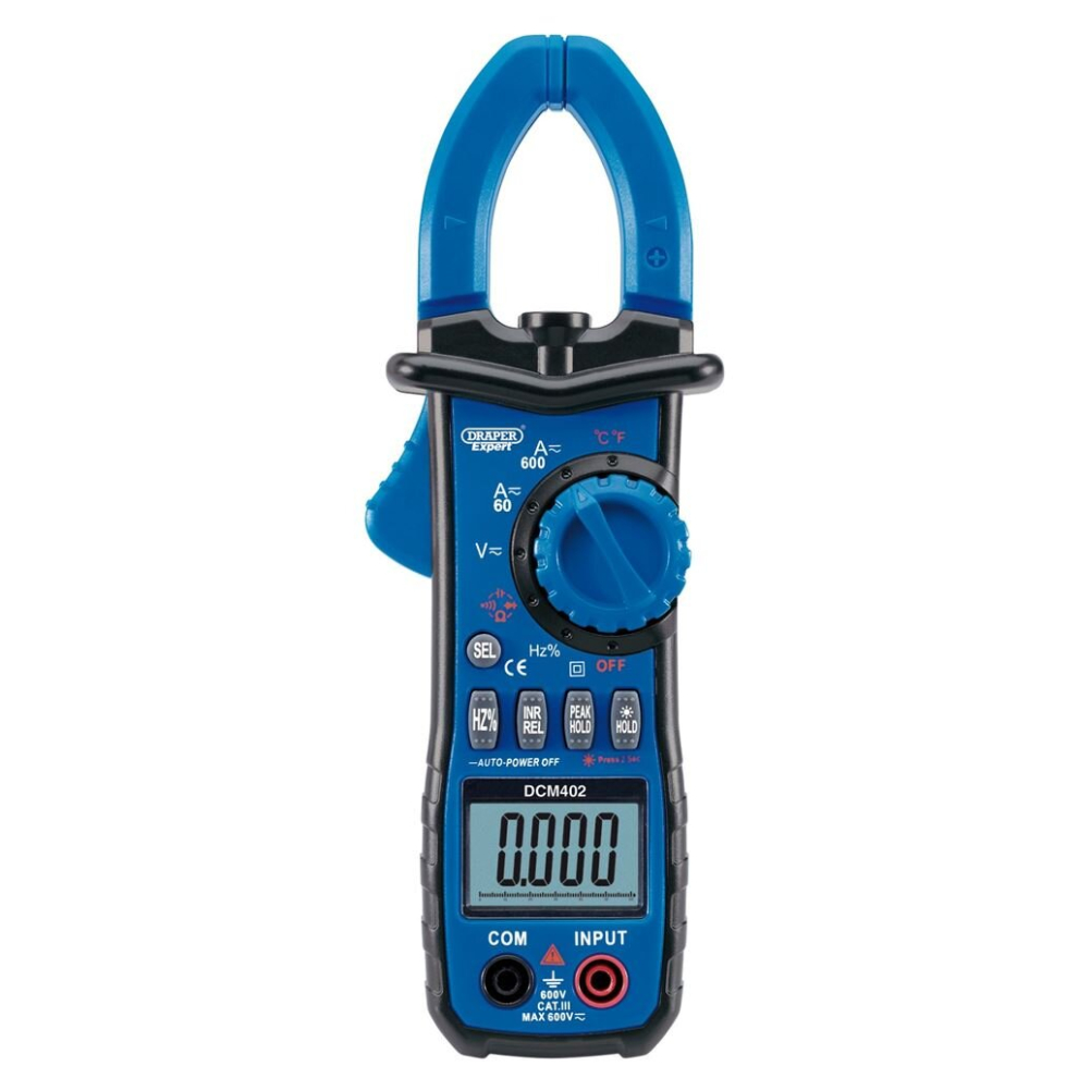 Draper Auto-Ranging Digital Clamp Meter With Linear Bar Graph Function