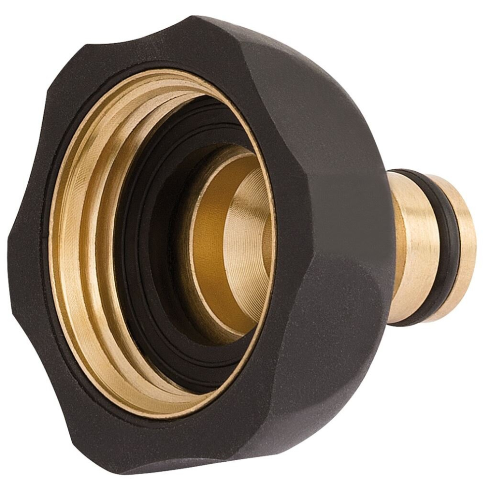 Draper Brass And Rubber Tap Connector, 1""