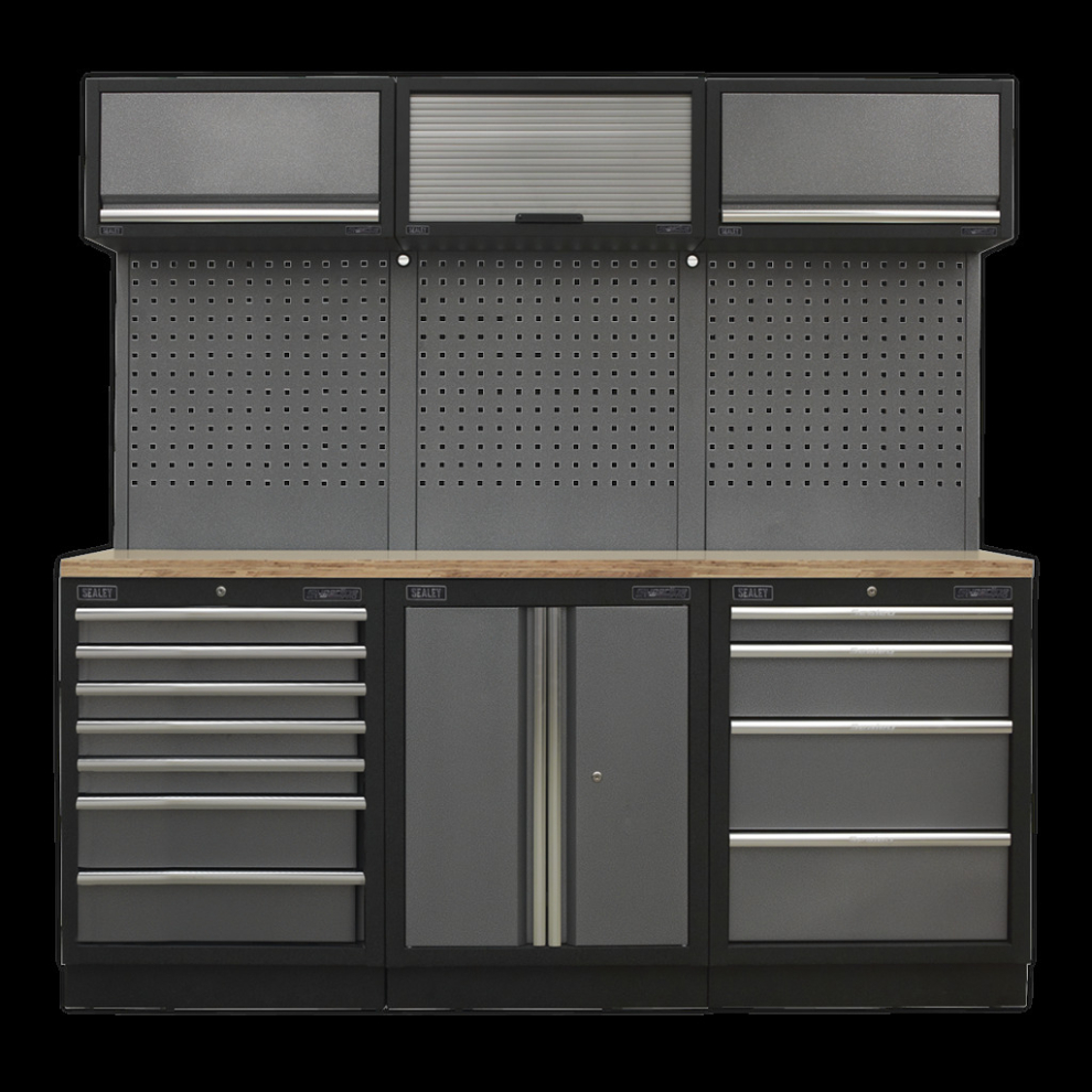Sealey Superline Pro® 2.0M Storage System - Wood Worktop