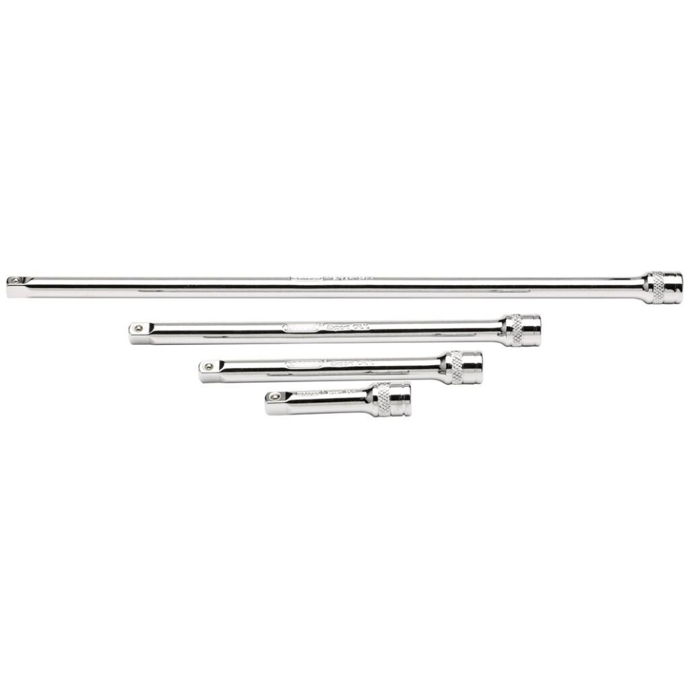 Extension Bar Set, 1/4"" Sq. Dr., Polished Chrome (4 Piece)