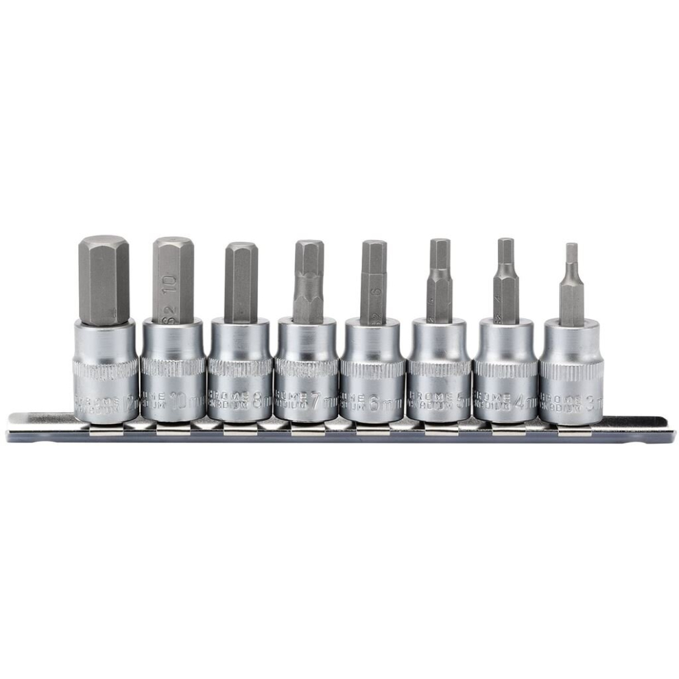 Metric Hex. Socket Bit Set, 3/8"" Sq. Dr., 48Mm (8 Piece) 5010559162857