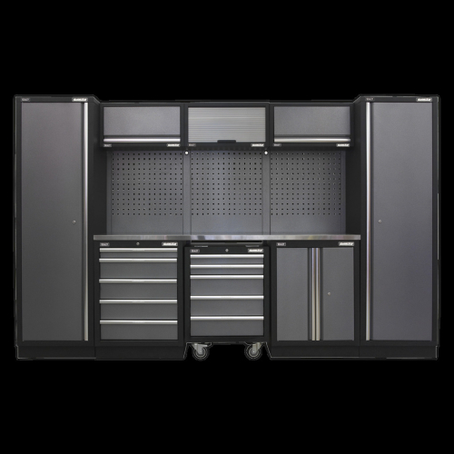 Sealey Superline PRO® 3.2m Storage System - Stainless Worktop