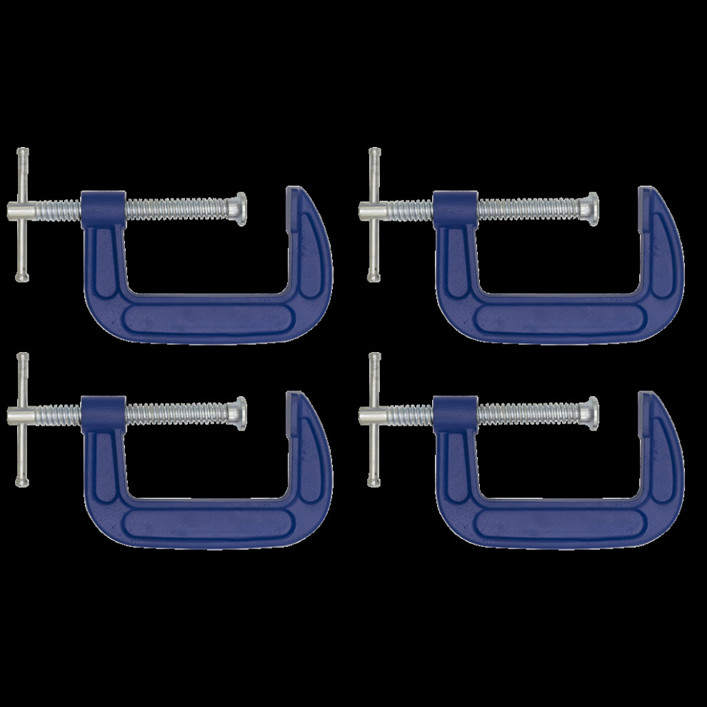 Sealey G-Clamp 75Mm - Pack Of 4