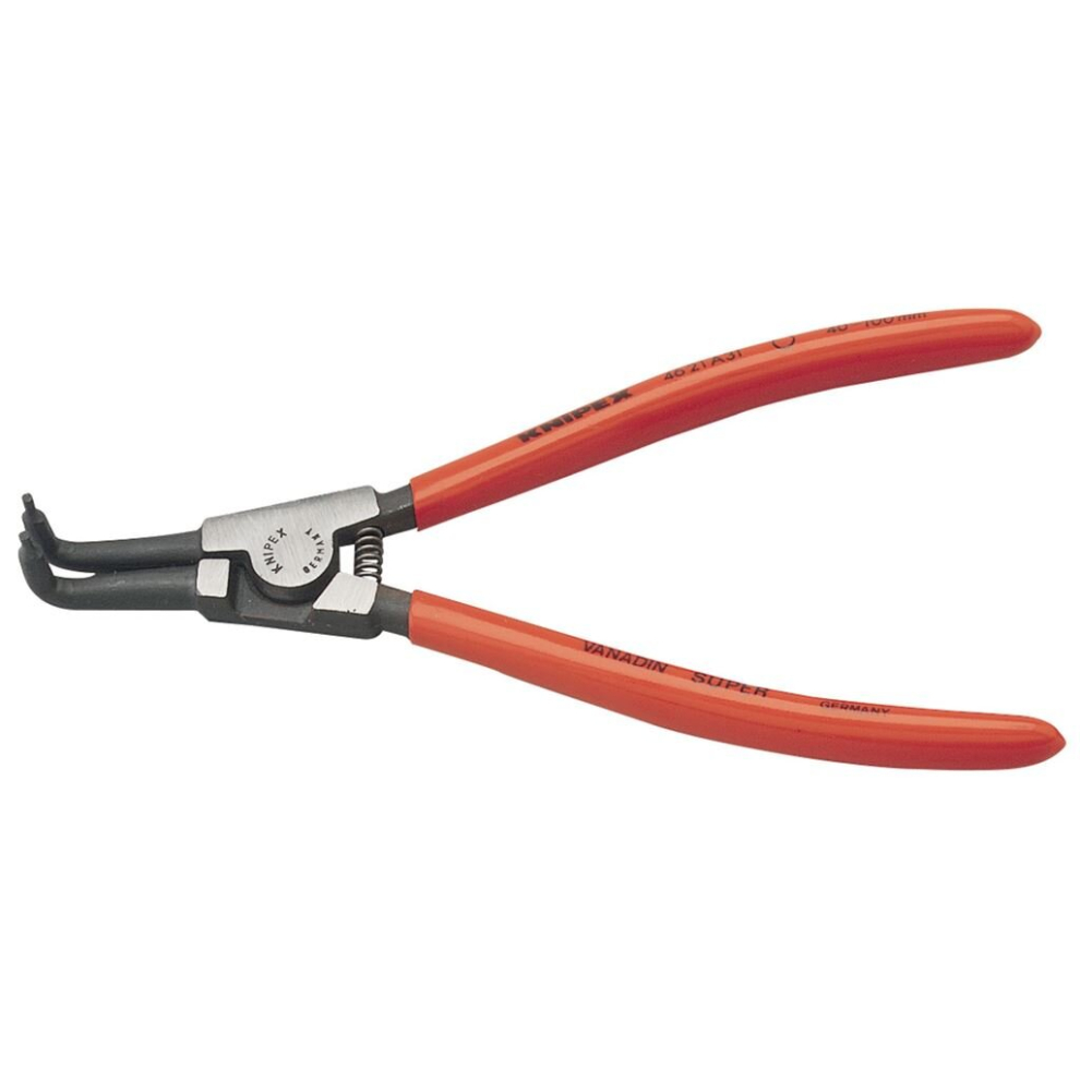 Draper Knipex 46 21 A31 Sbe A31 Bent External Circlip Pliers, 40 - 100Mm