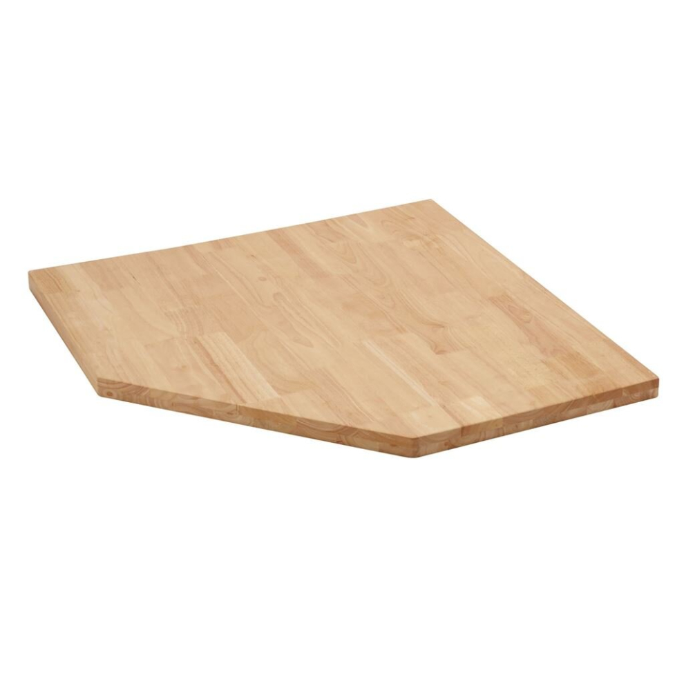 Draper Bunker® Modular Hardwood Worktop For Corner Cabinet, 865Mm