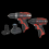 Sealey 2 x 12V SV12 Series Cordless Power Tool Combo Kit 1