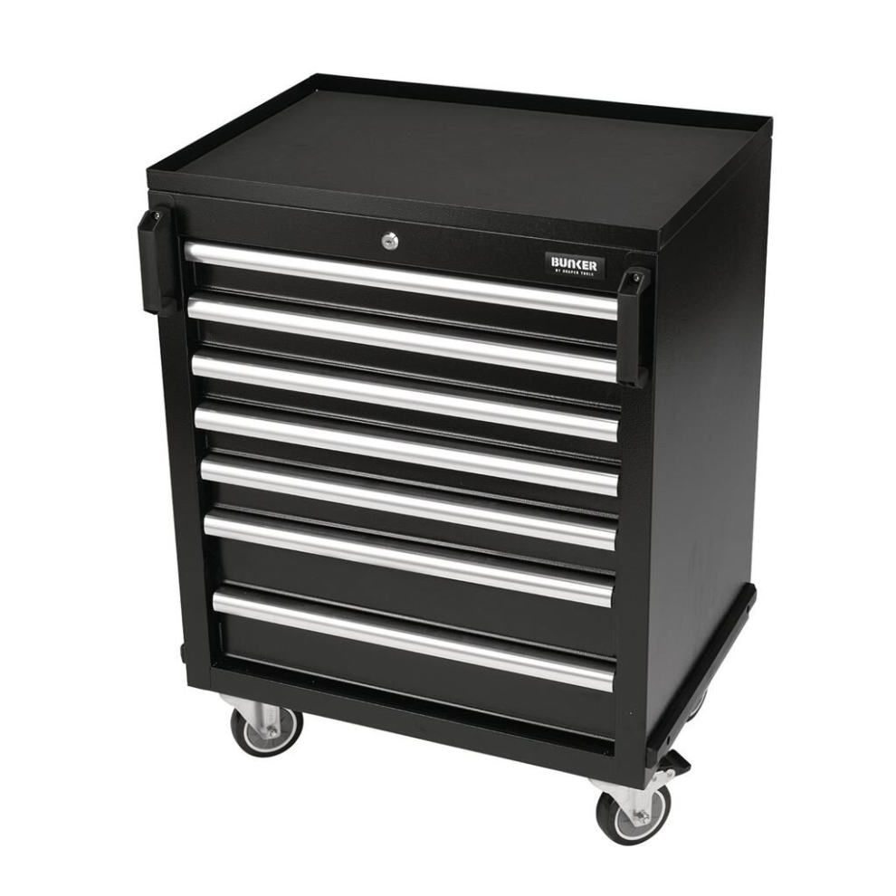 Draper Bunker® Modular Mobile Cabinet, 7 Drawer, 646Mm