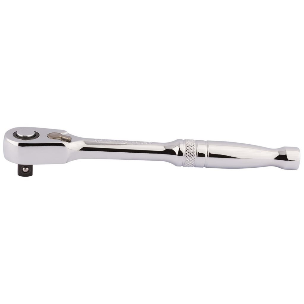 60 Tooth Micro Head Reversible Ratchet, 1/4"" Sq. Dr.