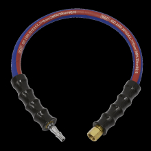 Air Leader Hose 600mm x Ø10mm with Tailpiece & 1/4"BSP Union