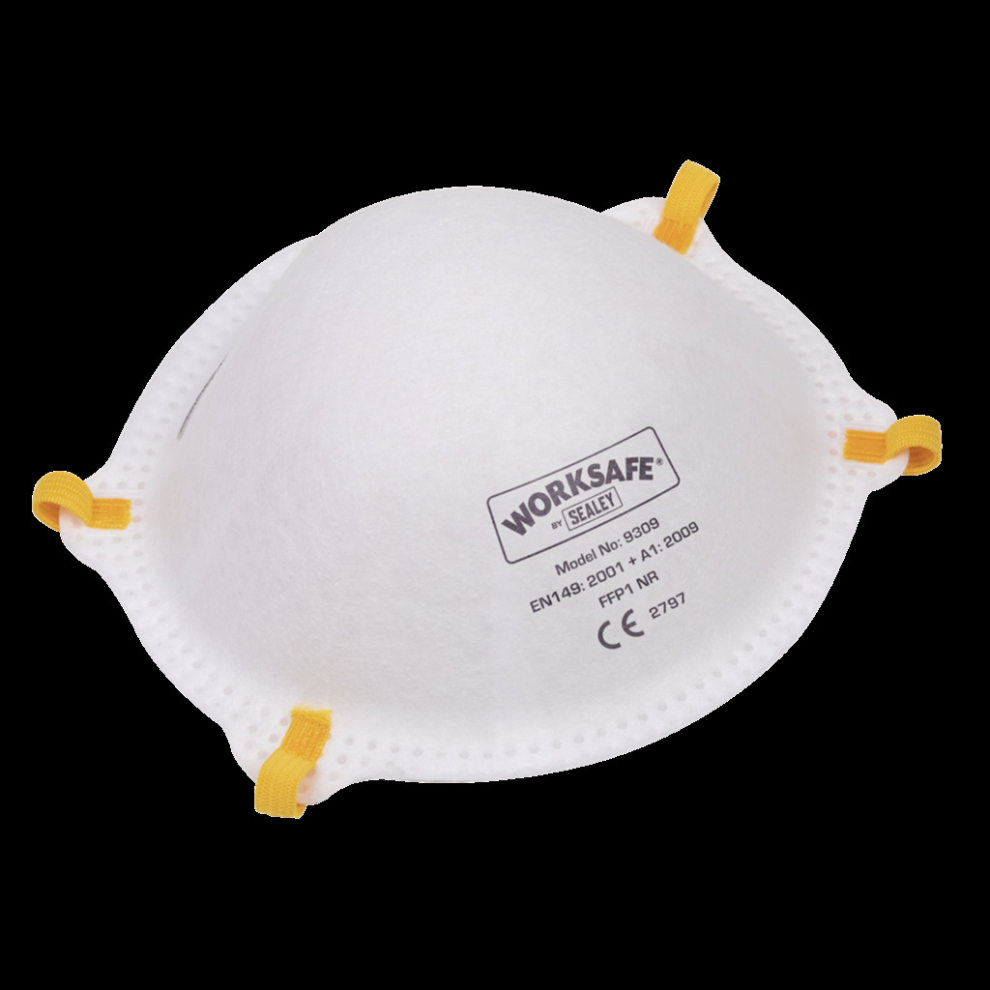 Sealey Cup Mask Ffp1 - Pack Of 10