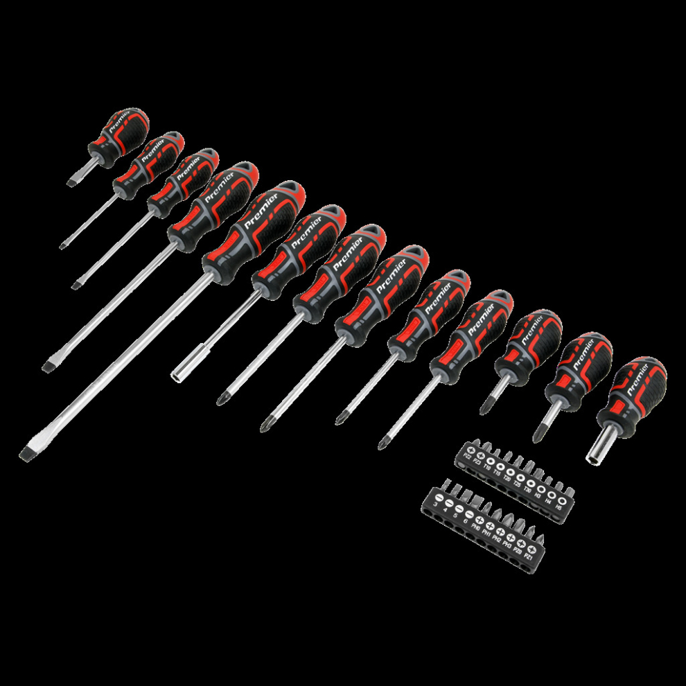 Sealey Screwdriver & Bit Set 33Pc Gripmax®