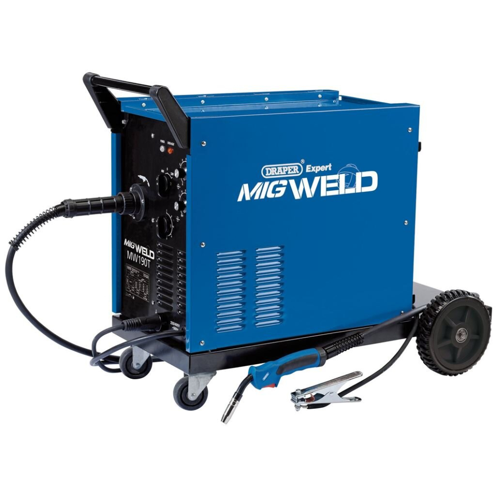 Draper Gas/Gasless Mig Welder, 180A