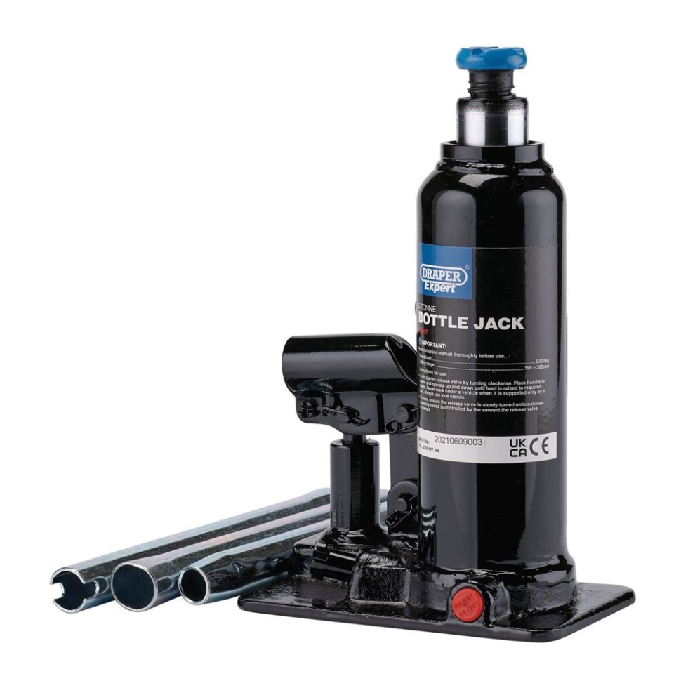 Draper Expert Hydraulic Bottle Jack, 5 Tonne-image-OPC-PB67SF8-NEW