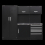 Sealey Premier 2.5m Storage System - Stainless Worktop 1