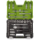 Draper Draper Expert MM/AF Combined Socket Set, 3/8"" Sq. Dr., Green (41 Piece) 1