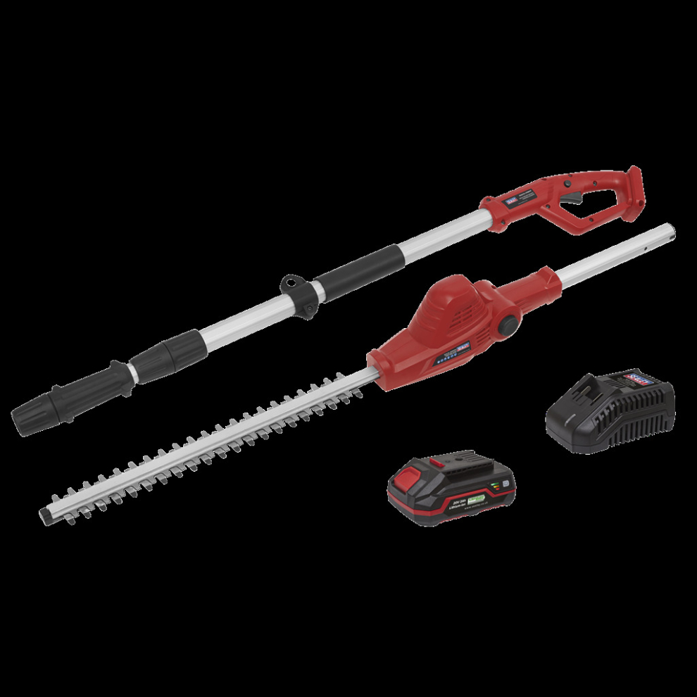 Sealey Cordless Telescopic Hedge Trimmer Kit 20V 2Ah Sv20 Series