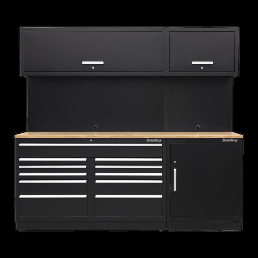 Sealey Premier 2.3M Storage System - Oak Worktop